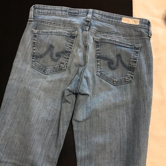 AG Adriano Goldschmied jeans 26r 26 distress STEVIE ANKLE slim straight - Picture 3 of 12